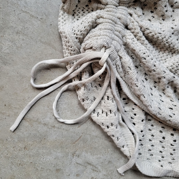 Knitted sage tank top - Picture 5 of 7